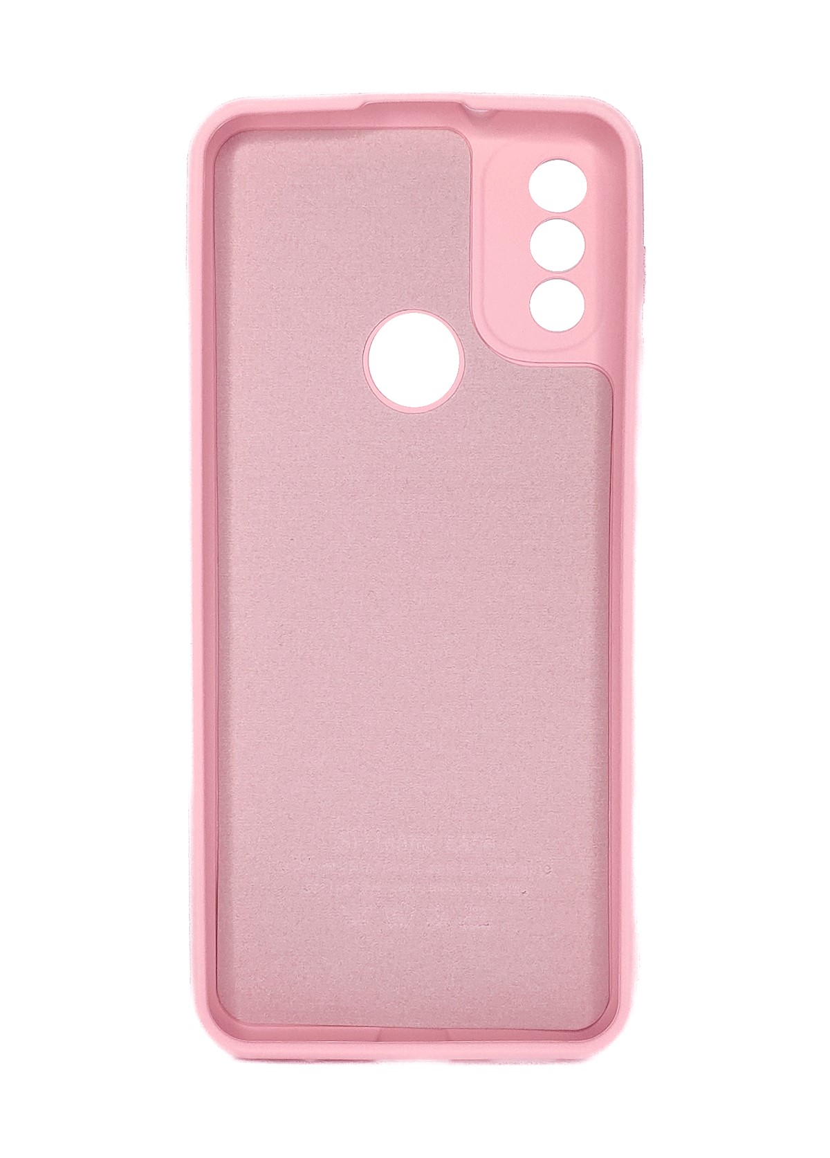 Protectores para celular  para Motorola  Moto E20 Funda de silicona con felpa Rosa